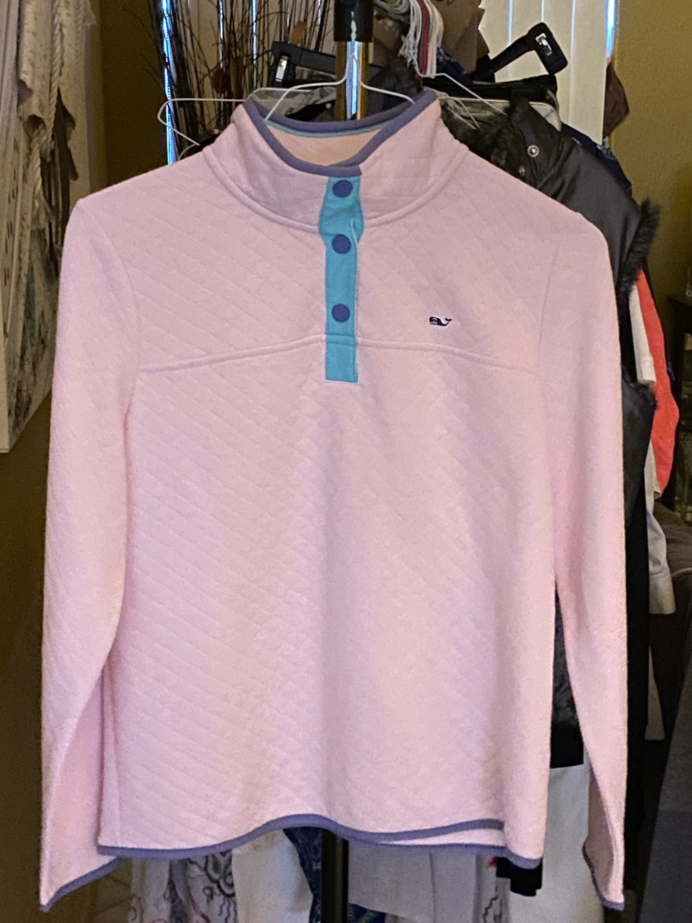Vineyard Vines Diamond Quilted Pullover